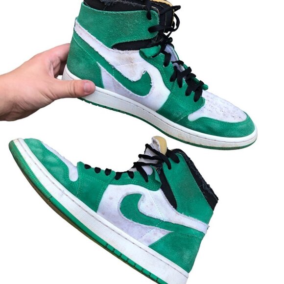 2020 Nike Air Jordan 1 High Zoom Air CMFT Stadium Green Size 10 - Picture 7 of 14